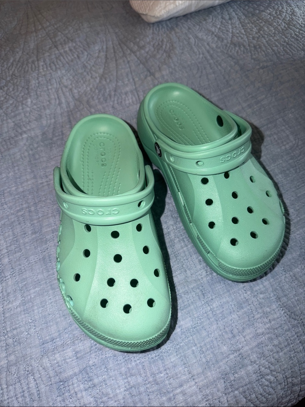 CROCS Platform Classic Clog in Mint